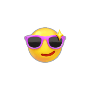 emoji riches glass